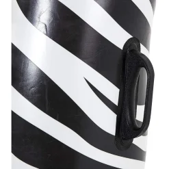 CAVALCABILE FASHION GONFIABILE ZEBRA GIGANTE CON LUCI LED PISCINA 254X142CM 41406