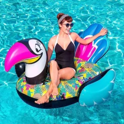 CAVALCABILE GONFIABILE A FORMA DI TUCANO MINNIE 207 X 150 CM CON MANIGLIE 91082