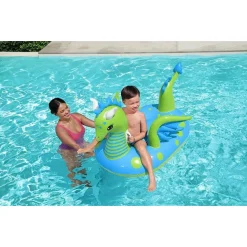 CAVALCABILE GONFIABILE FORMA DRAGO FANTASY DRAGON 134X142 CM CON MANIGLIE 41476