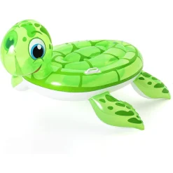 CAVALCABILE GONFIABILE TARTARUGA GALLEGGIANTE BAMBINI 140X140 CM MANIGLIE 41041