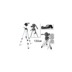 CAVALETTO TREPPIEDE 120 CM PER MACCHINA FOTOGRAFICA DIGITALE VIDEOCAMERA