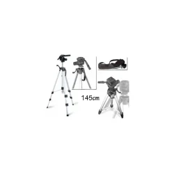 CAVALETTO TREPPIEDE 145 CM PER MACCHINA FOTOGRAFICA DIGITALE VIDEOCAMERA