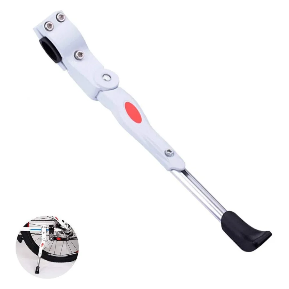 CAVALLETTO PER BICI SUPPORTO BICICLETTA LATERALE ALTEZZA REGOLABILE REFLETTORE