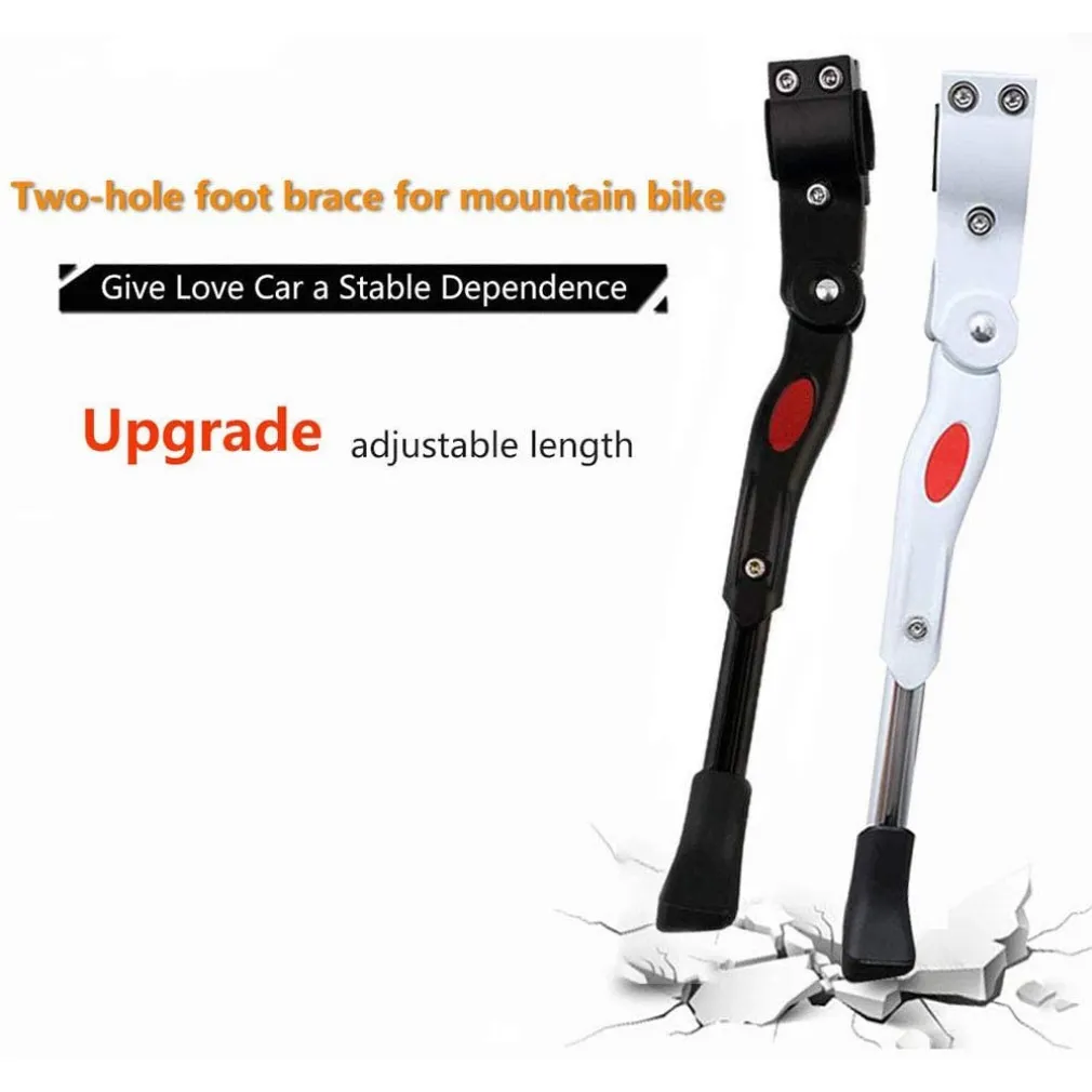 CAVALLETTO PER BICI SUPPORTO BICICLETTA LATERALE ALTEZZA REGOLABILE REFLETTORE