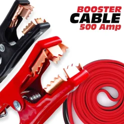 CAVI COLLEGAMENTO BATTERIA 500 AMP JUMPER AVVIAMENTO AUTO CAMPER CAMION MOTO