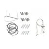 CAVI PER SOSPENSIONE PANNELLI SLIM AD INCASSO QUADRATI P600-S SET 4 FILI DA 120CM