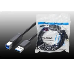 CAVO 5 METRI USB 3.0 PROLUNGA DATI CABLE HUB HARD DISK STAMPANTE MAXTECH CA-3BM5M