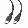 CAVO 3 MT USB 3.0 TIPO MASCHIO CABLE PER PC TRASMISSIONE DATI MAXTECH USB3.0-3M