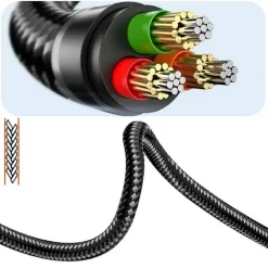 CAVO ADATTATORE AUDIO DA TYPE-C MASCHIO A 2 JACK 3,5MM AUX FEMMINA CUFFIE TPC3535