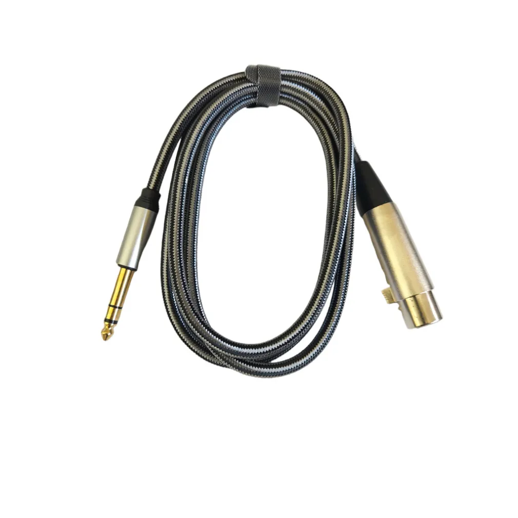 CAVO ADATTATORE AUDIO 1.5MT MICROFONO XLR FEMMINA A TRS MASCHIO DA 6,35MM KL6305