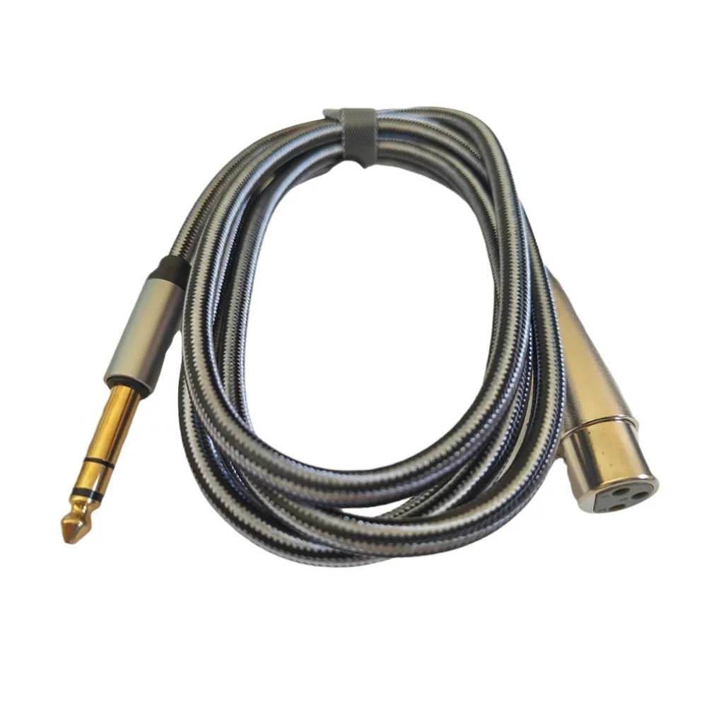 CAVO ADATTATORE AUDIO 1.5MT MICROFONO XLR FEMMINA A TRS MASCHIO DA 6,35MM KL6305
