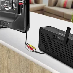 CAVO ADATTATORE AUDIO VIDEO DA JACK 3.5MM MASCHIO A 3X RCA FEMMINA 10CM AV-3RCA