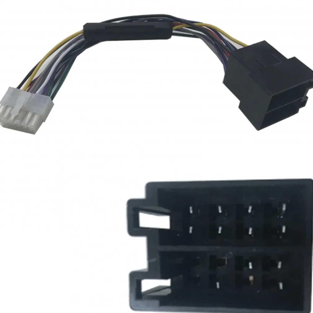 CAVO ADATTATORE CONNETTORE ISO 12 PIN CABLAGGIO PER AUTORADIO RADIO STEREO