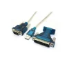 CAVO ADATTATORE CONVERTITORE DATI DA USB A SERIALE RS232 PORTA PC COMPUTER