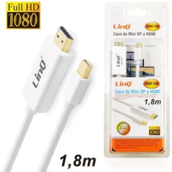 CAVO ADATTATORE MINI DISPLAYPORT MASCHIO A HDMI MASCHIO 1.8MT FULL HD 1080 MDH-18B