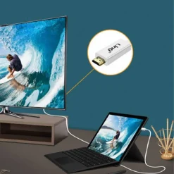 CAVO ADATTATORE MINI DISPLAYPORT MASCHIO A HDMI MASCHIO 1.8MT FULL HD 1080 MDH-18B