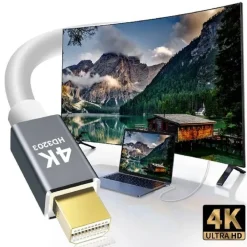 CAVO ADATTATORE VIDEO DA MINI DISPLAYPORT A MINI DISPLAYPORT 4K 1.8 MT HD3203
