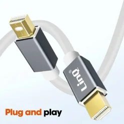 CAVO ADATTATORE VIDEO DA MINI DISPLAYPORT A MINI DISPLAYPORT 4K 1.8 MT HD3203