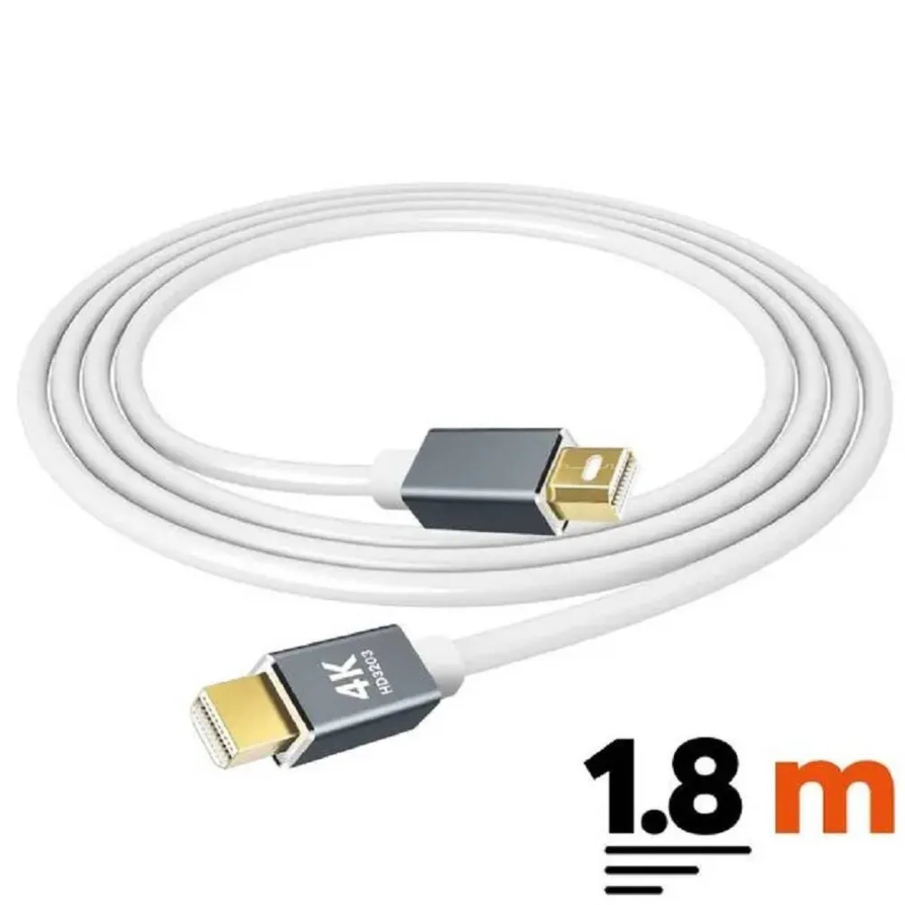 CAVO ADATTATORE VIDEO DA MINI DISPLAYPORT A MINI DISPLAYPORT 4K 1.8 MT HD3203