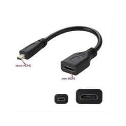 CAVO ADATTATORE VIDEO DA MICRO HDMI MASCHIO A MINI HDMI FEMMINA 15 CM HD-C4320