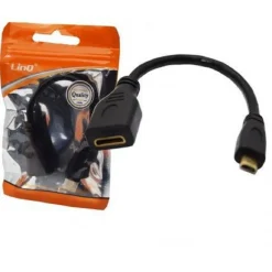 CAVO ADATTATORE VIDEO DA MICRO HDMI MASCHIO A MINI HDMI FEMMINA 15 CM HD-C4320