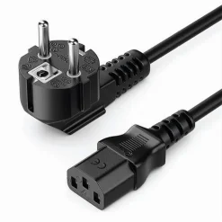 CAVO ALIMENTAZIONE TRIPOLARE SERIE A C13 SCHUKO SPINA PC F-AL01-A 1.5 MT 250VOLT