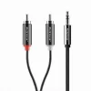 CAVO AUDIO DA AUX 3,5MM A 2X RCA MASCHIO STEREO ADATTATORE 3 MT 4D SOUND AUX-R02