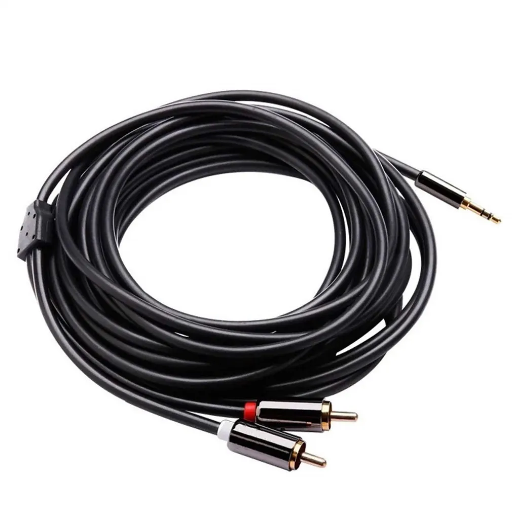CAVO AUDIO DA AUX 3,5MM A 2XRCA MASCHIO STEREO ADATTATORE 1.5MT 4D SOUND AUX-R01