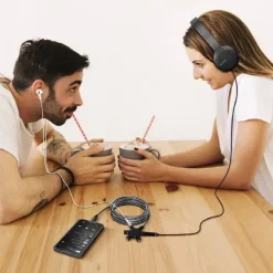 CAVO AUDIO DA LIGHTNING A 5X JACK AUX FEMMINA ADATTATORE 5 IN 1 DA 30 CM IP5013