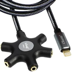 CAVO AUDIO DA LIGHTNING A 5 JACK FEMMINA ADATTATORE 5 IN 1 DA 5 METRI IP5050