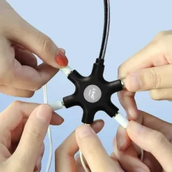 CAVO AUDIO DA LIGHTNING A 5 JACK FEMMINA ADATTATORE 5 IN 1 DA 5 METRI IP5050