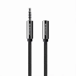 CAVO AUDIO JACK AUX 3,5 MM DA MASCHIO A FEMMINA AM/AF 1 METRO PROLUNGA AUX3-MF01