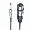 CAVO DA JACK 6.5 MM MONO A XLR FEMMINA AUDIO PROLUNGA PER MICROFONO 3 MT JXLR-02