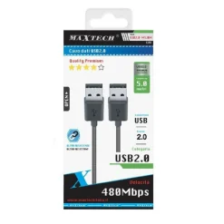 CAVO DATI USB 2.0 MASCHIO - MASCHIO PROLUNGA 5 MT 480MBPS COMPUTER USB2.0-M5.0M