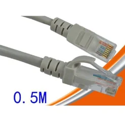 CAVO DI RETE LAN ETHERNET CAT.5 0,5 METRI PER COMPUTER LAPTOP NOTEBOOK IT-0.5M
