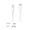 CAVO DI RICARICA E DATI TYPE-C A LIGHTNING DA 3100MA 1 METRO PER IPHONE F-IP031