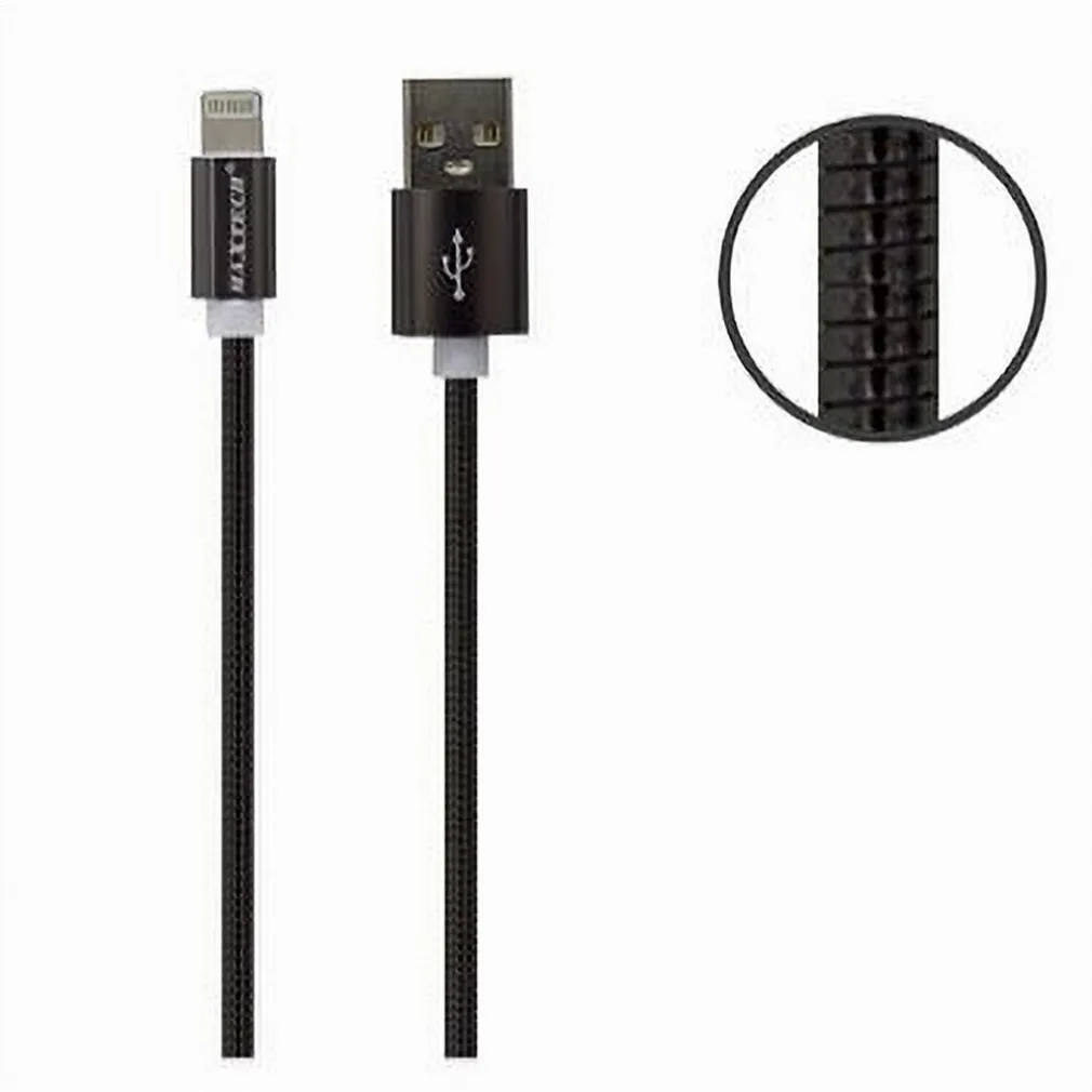 CAVO DI RICARICA PER IPHONE IPAD 5VOLT-2000MA 1MT ALTA VELOCITÀ USB MAXTECH F-IP013