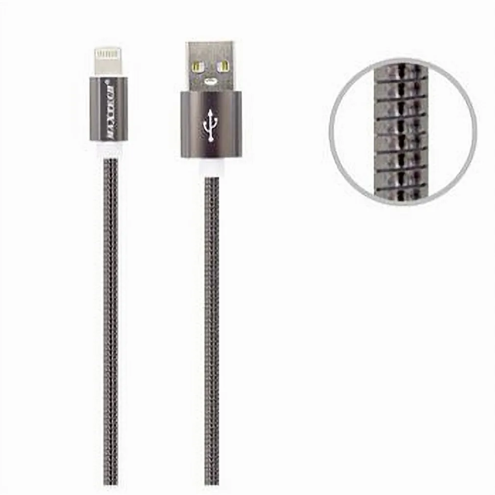 CAVO DI RICARICA PER IPHONE IPAD 5VOLT-2000MA 1MT ALTA VELOCITÀ USB MAXTECH F-IP013
