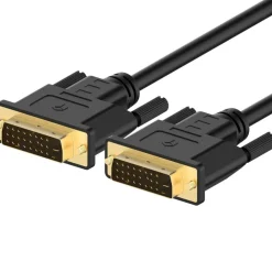 CAVO DVI A DVI DVI-D 24+1 DUAL LINK 1080P PER MONITOR PC PROIETTORE DA 5 METRI