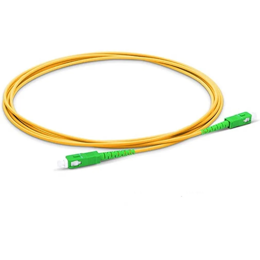 CAVO FIBRA OTTICA MONOMODALE 9/125 SC-APC 1.8 MT PER ROUTER NOTEBOOK FO-D005-1.8
