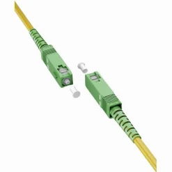 CAVO FIBRA OTTICA MONOMODALE 9/125 SC-APC 10 MT PER ROUTER NOTEBOOK FO-D005-10M