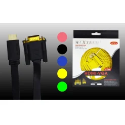 CAVO HDMI VGA VIDEO 5,0 METRI ADAPTER 1080P 1400P 1600P 24K MAXTECH HDMI-VA5.0M