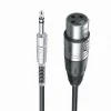 CAVO JACK 6.5 MM A XLR FEMMINA AUDIO PROLUNGA PER MICROFONO DA 1.8 METRI JXLR-05