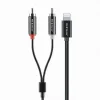 CAVO LIGHTNING A 2XRCA 150CM ADATTATORE STEREO Y SPLITTER AUDIO 4D SOUND RCA-IP01