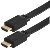 CAVO PIATTO HDMI 1080P MASCHIO MASCHIO PER TELEVISORE CONSOLE GAME NERO DA 1,5MT