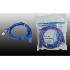 CAVO PROLUNGA USB 2.0 M/F MAXTECH USB 2.0 AM TO AF 5.0M PER PC COMPUTER 5 METRI