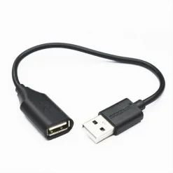 CAVO PROLUNGA USB 2.0 0.2MT MASCHIO A FEMMINA PER PC COMPUTER MAXTECH USB2.0F-M0.2M