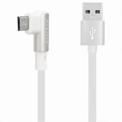 CAVO RICARICA MICRO USB 90° PER SMARTPHONE CAVETTO DATI 1 MT F-S025 MAXTECH