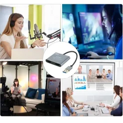 CAVO SCHEDA DI ACQUISIZIONE VIDEO DA HDMI A USB ULTRA HD 4K FULL HD 1080P HDV890+