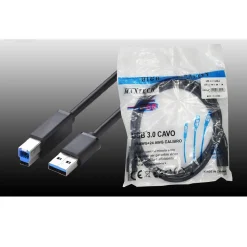 CAVO STAMPANTE USB 3.0 TIPO A MASCHIO USB 3.0 TIPO B MASCHIO 1.5MT MAXTECH CA-3BM1.5M